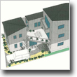 ３階建て住宅プラン：２０．７３坪・２Ｘ４枠組壁工法